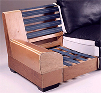 Stylus Sofas construction leather